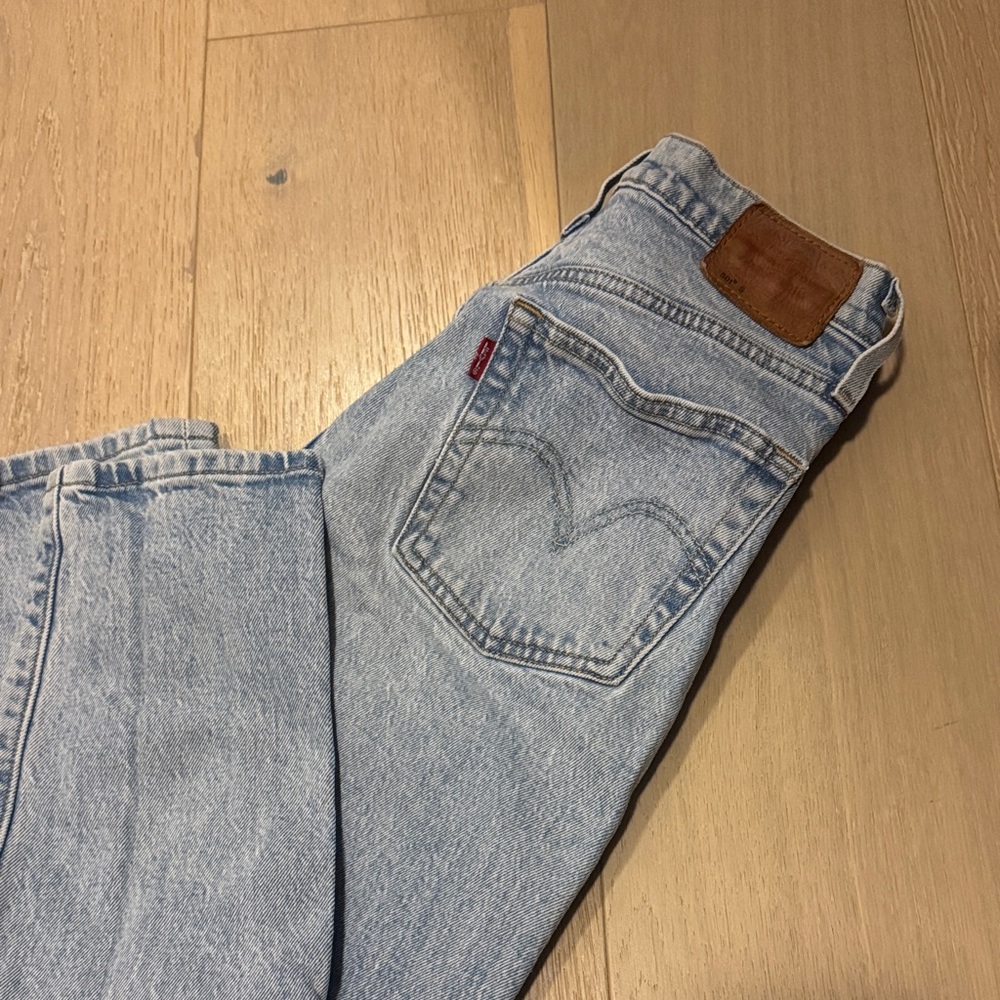 Levi's Men's Jeans in Light Blue Denim